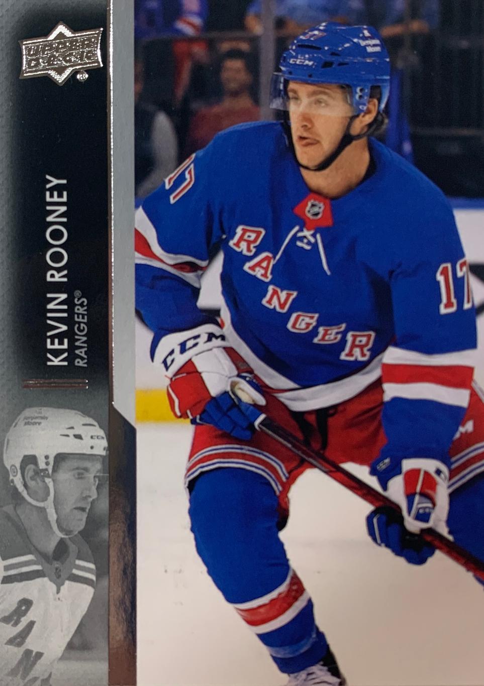 Хоккей. Карточка Kevin Rooney-Кевин Руни New York Rangers - Рейнджерс НХЛ/NHL