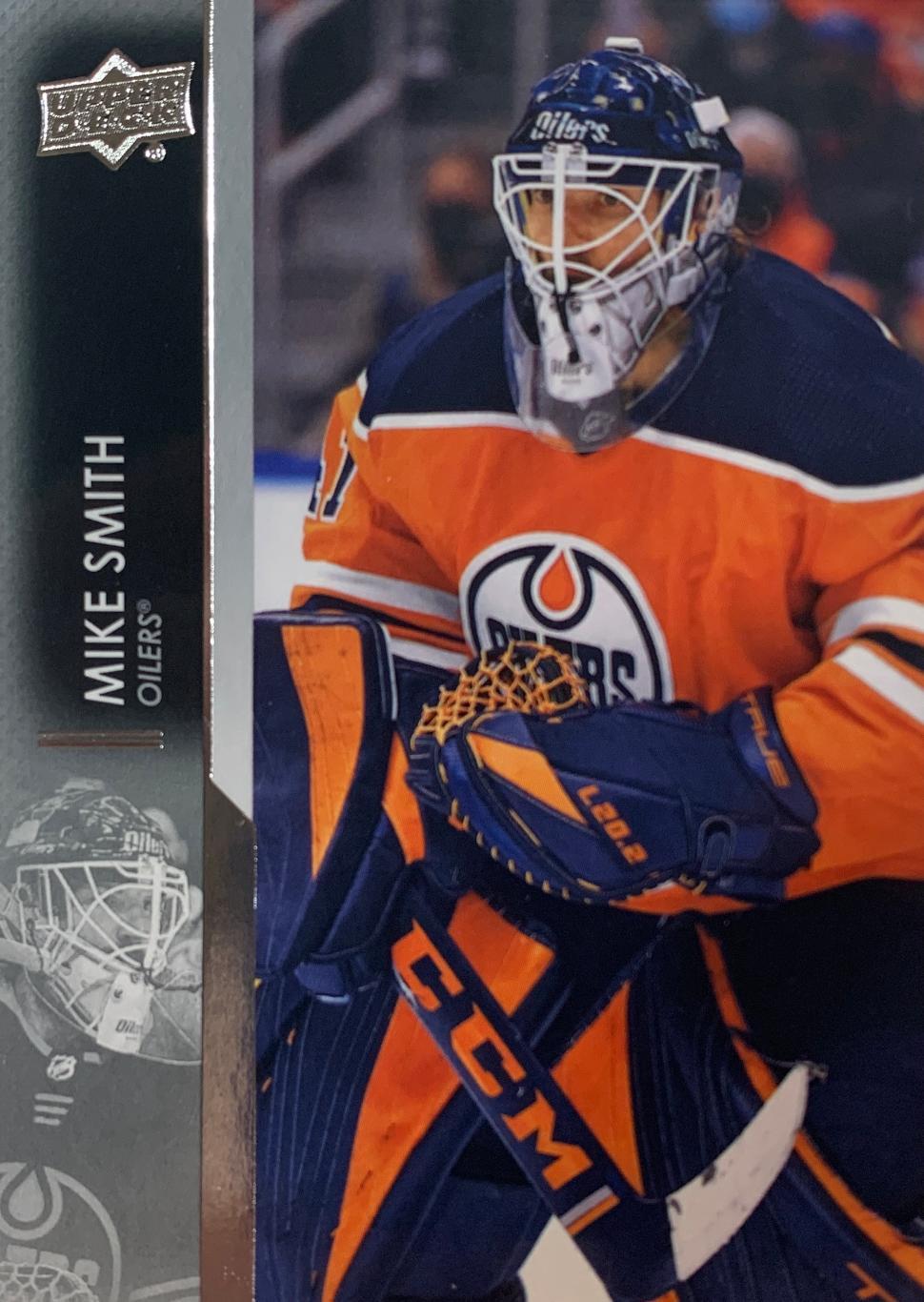 Хоккей. Карточка Mike Smith -Майк Смит Edmonton Oilers - Эдмонтон Ойлерз НХЛ/NHL