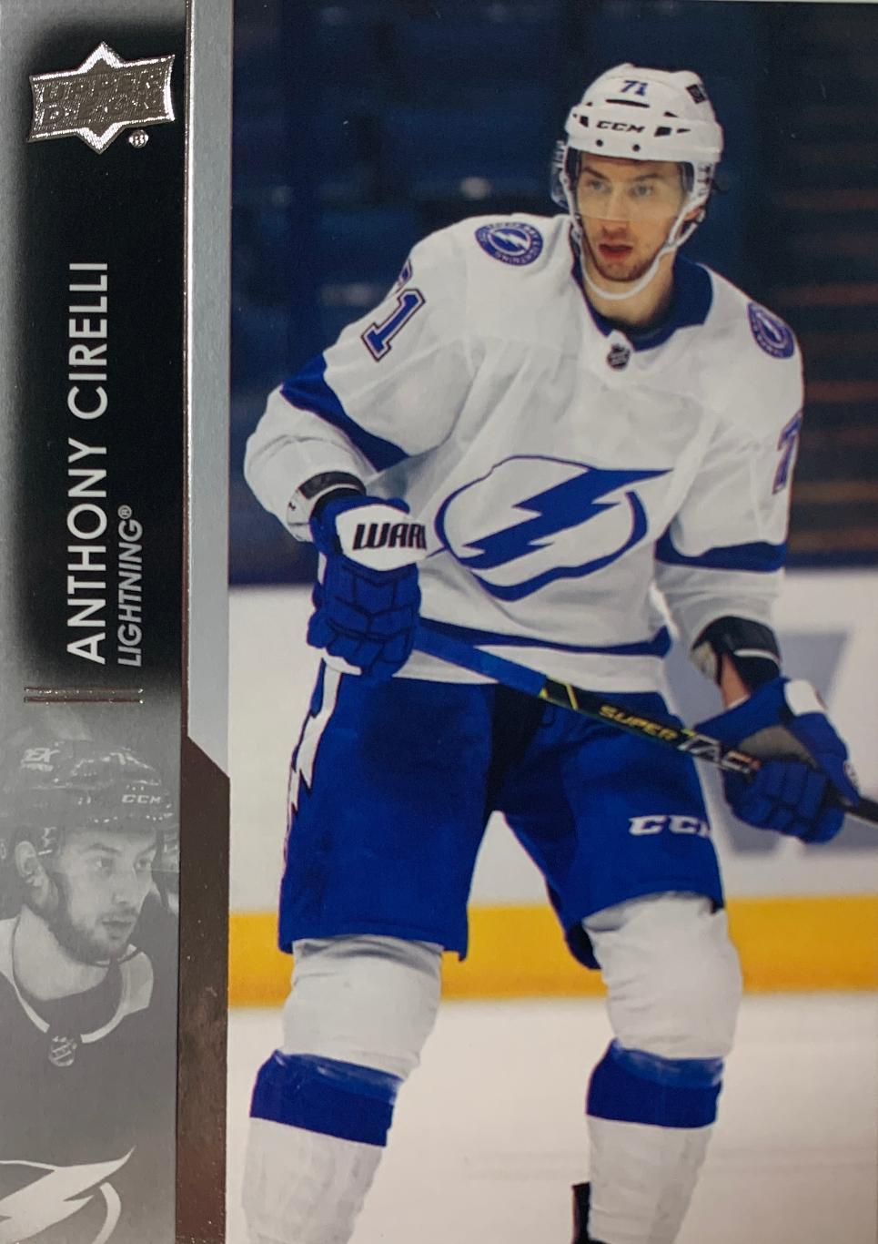 Хоккей. Карточка Anthony Cirelli - Энтони Сирелли (Tampa Bay Lightning) НХЛ/NHL