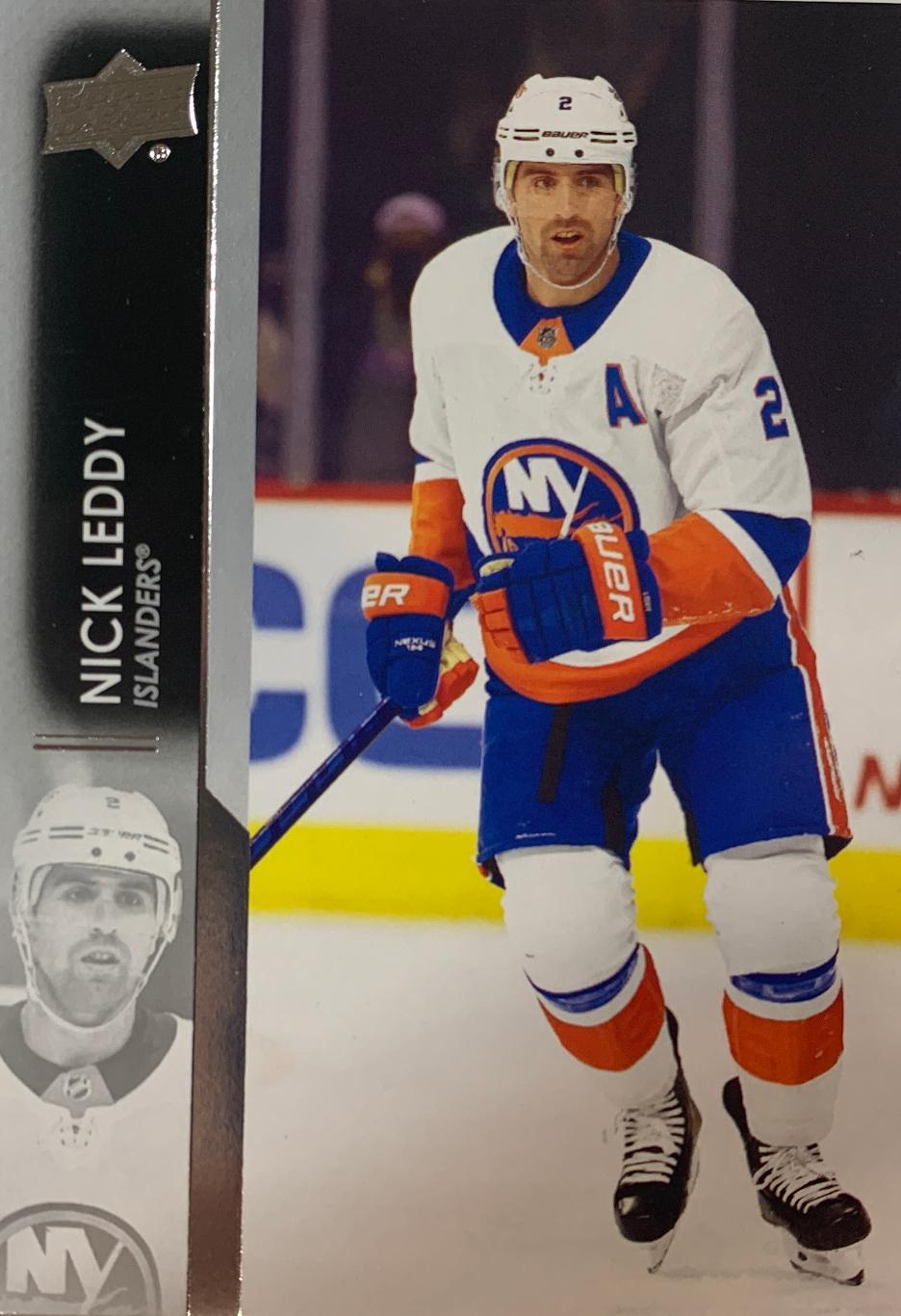 Хоккей. Карточка Nick Leddy - Ник Ледди New York Islanders - Айлендерс НХЛ/NHL