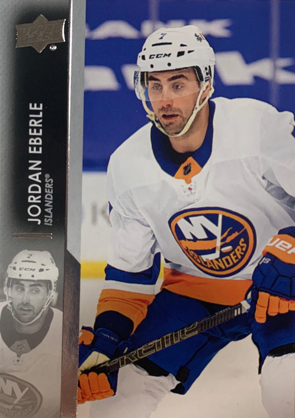 Хоккей Карточка Jordan Eberle-Джордан Эберле New York Islanders/Нью-Йорк НХЛ/NHL