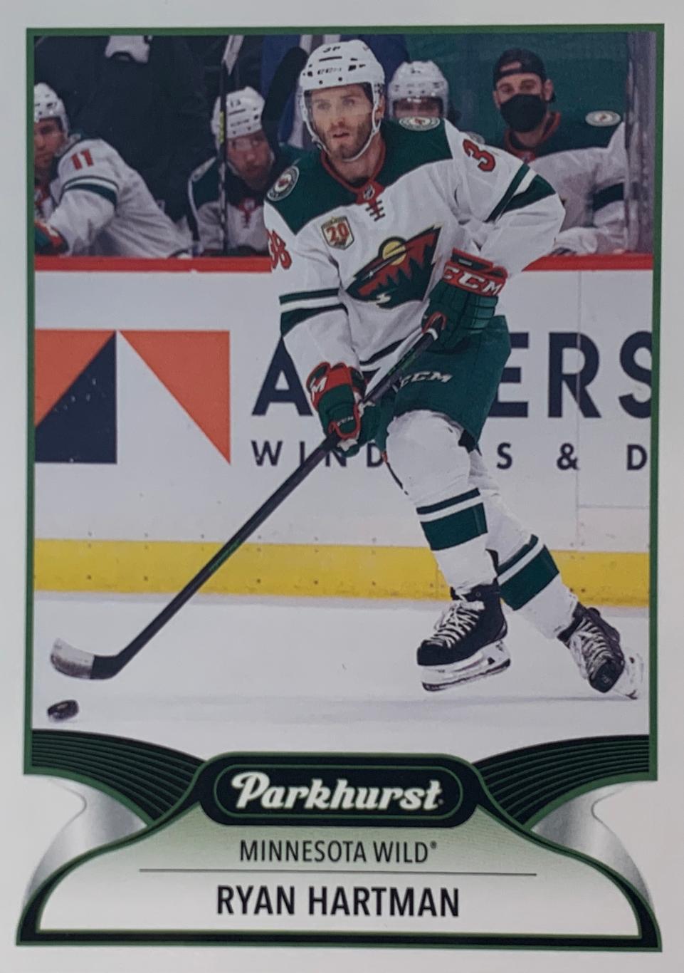 Хоккей. Карточка Ryan Hartman-Райан Хартман Minnesota Wild НХЛ/NHL сезон 2020-21