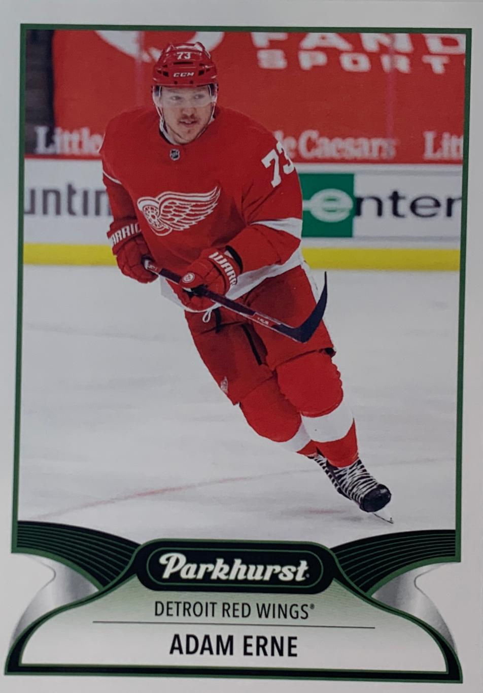 Хоккей. Карточка Adam Erne-Адам Эрни Detroit Red Wings-Детройт Ред Уингз НХЛ/NHL