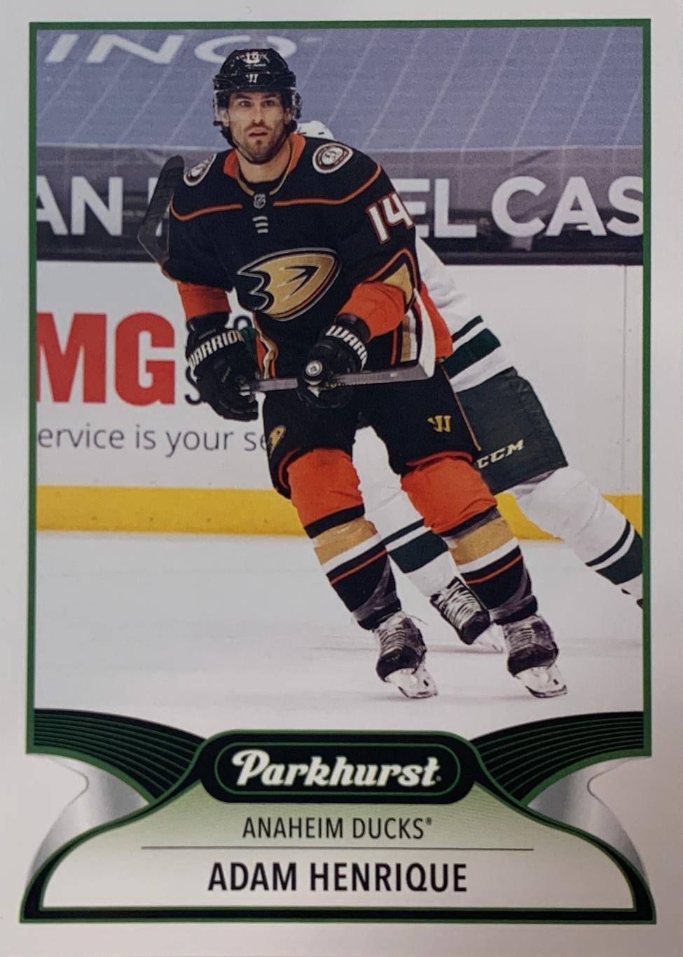 Хоккей. Карточка Adam Henrique -Адам Хенрик Anaheim Ducks - Анахайм Дакс НХЛ/NHL