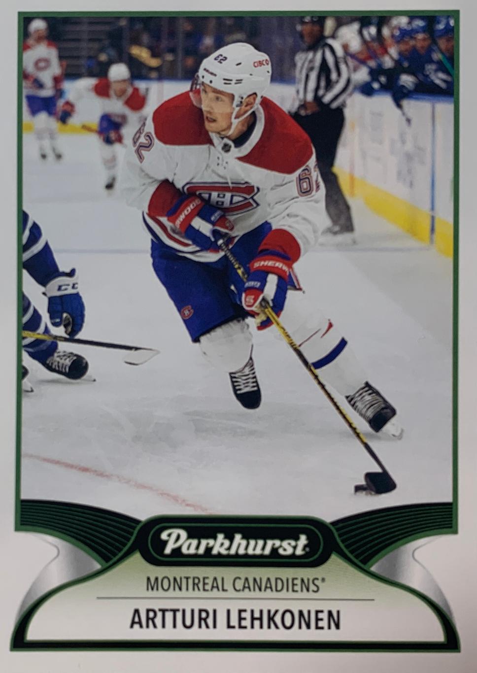 Хоккей. Карточка Artturi Lehkonen -Арттури Лехконен (Montreal Canadiens) НХЛ/NHL