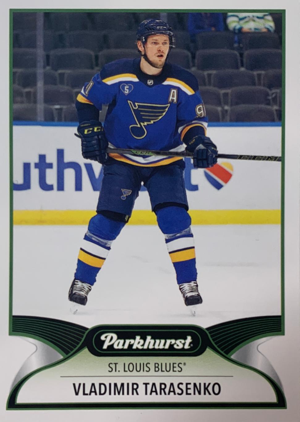 Карточка Владимир Тарасенко (St. Louis Blues-Сент-Луис, Сибирь, СКА) NHL/НХЛ/КХЛ