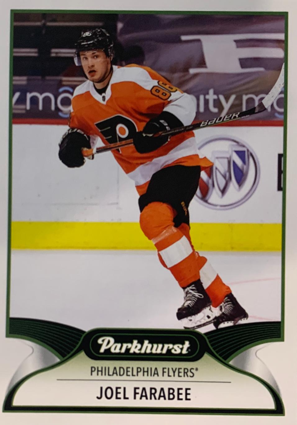 Хоккей. Карточка Joel Farabee -Джоэл Фараби Philadelphia - FlyersФлайерз НХЛ/NHL