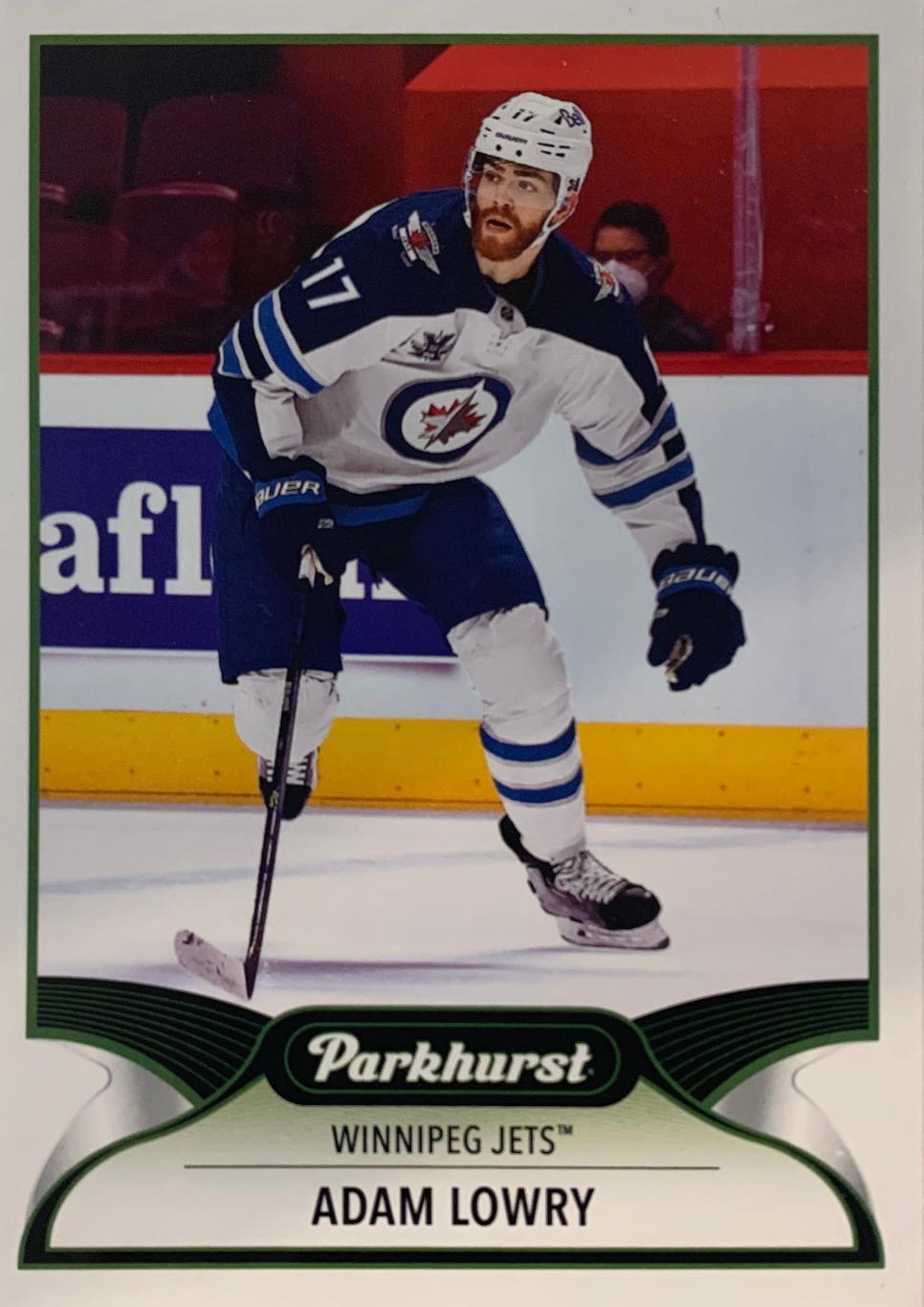 Хоккей. Карточка Adam Lowry - Адам Лаури (Winnipeg Jets -Виннипег Джетс) НХЛ/NHL