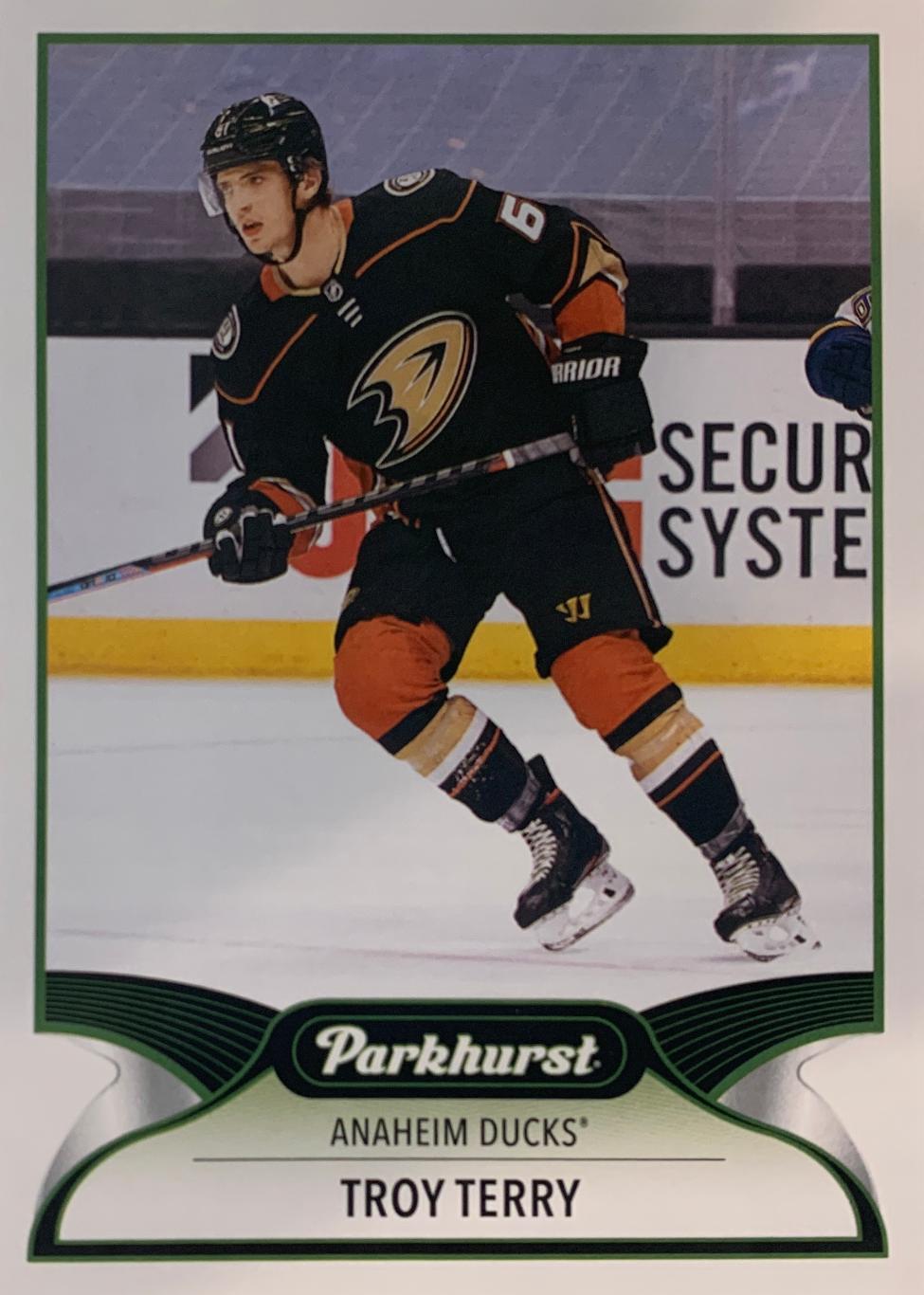 Хоккей. Карточка Troy Terry - Трой Терри (Anaheim Ducks - Анахайм Дакс) НХЛ/NHL
