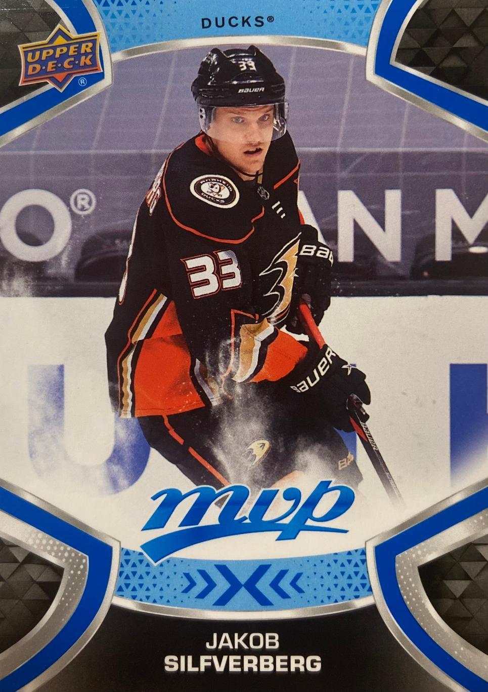 Хоккей Карточка Jakob Silfverberg-Якоб Сильверберг Anaheim Ducks-Анахайм НХЛ/NHL