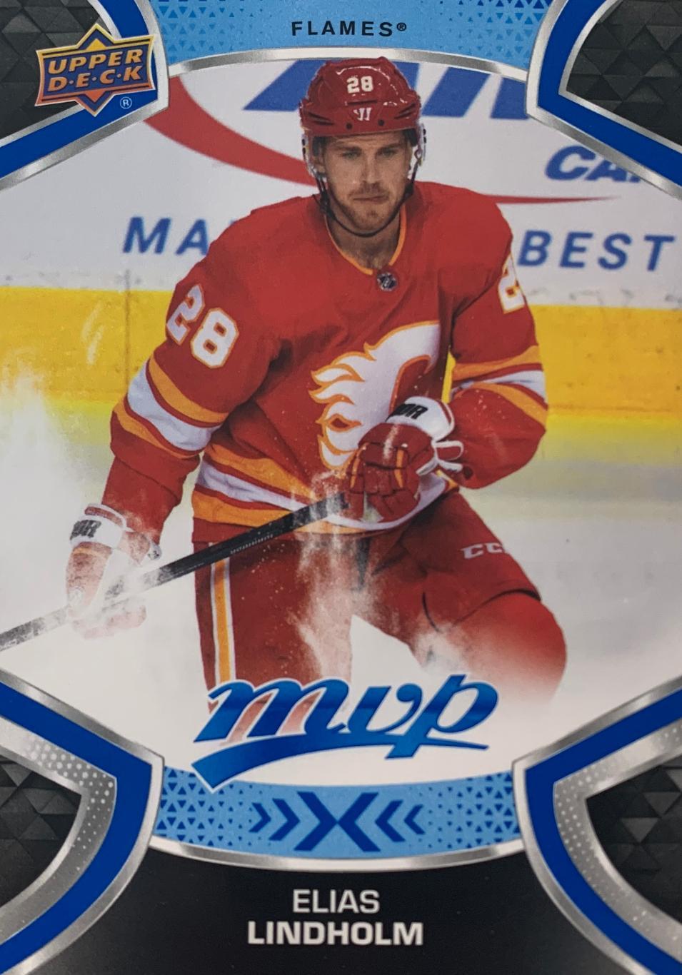 Хоккей. Карточка Elias Lindholm-Элиас Линдхольм Calgary Flames - Калгари НХЛ/NHL