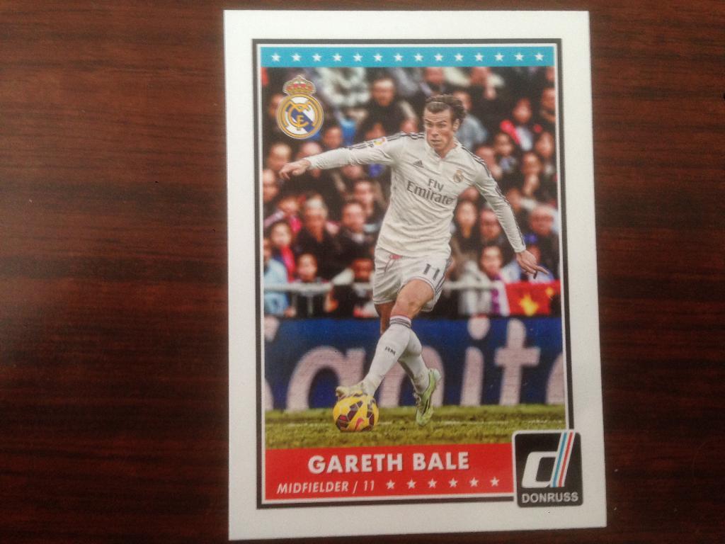 Футбол.Карточка Gareth Bale - Гарет Бейл Real - Реал Мадрид Panini - Панини 2015
