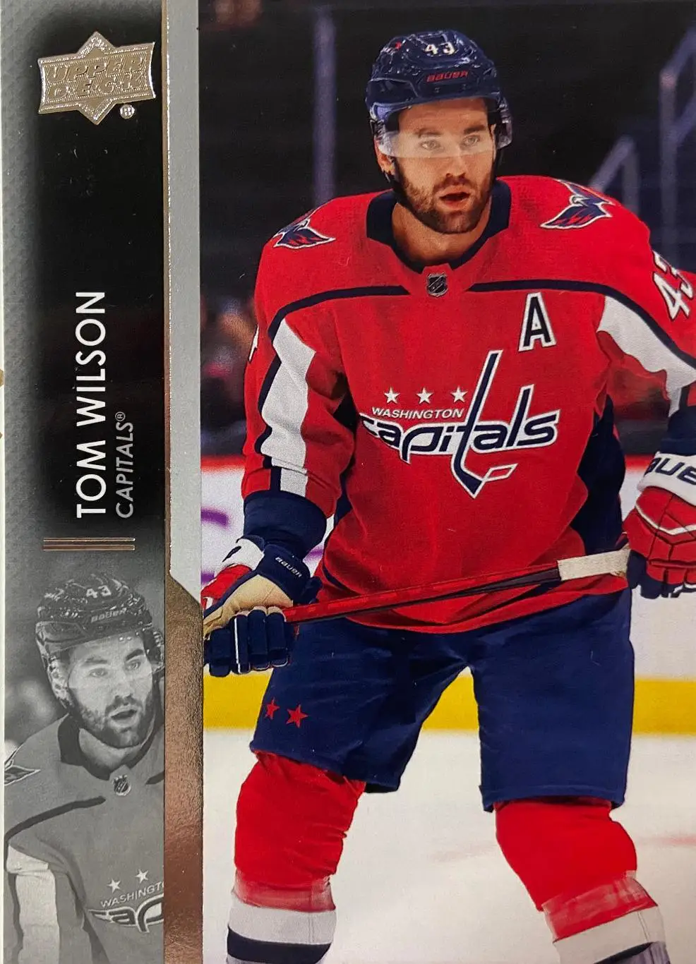 Хоккей. Карточка Tom Wilson - Том Уилсон Washington Capitals - Вашингтон НХЛ/NHL