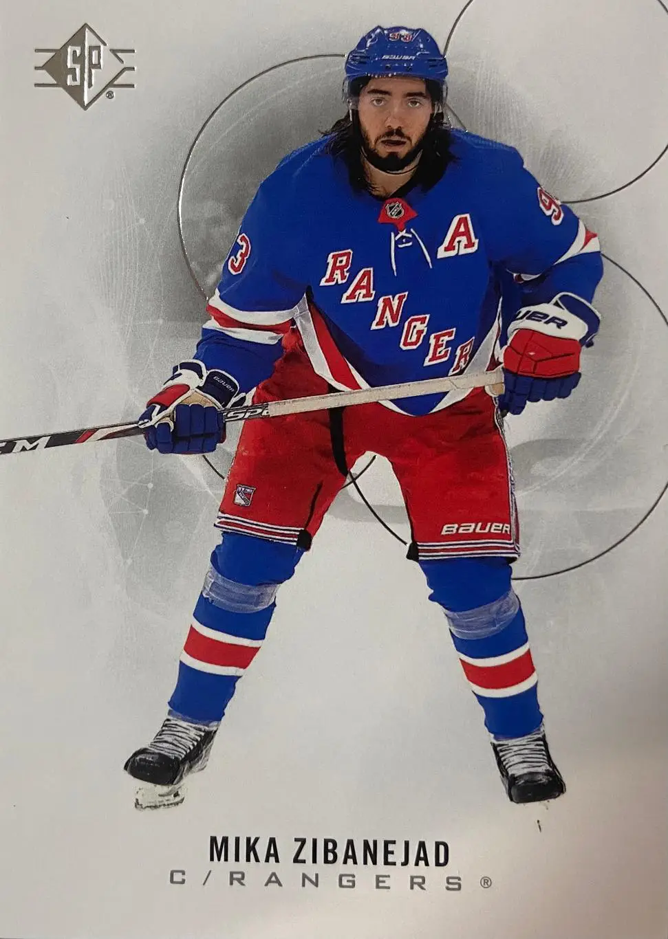 Хоккей.Карточка Mika Zibanejad-Мика Зибанежад New York Rangers-Рейнджерс НХЛ/NHL