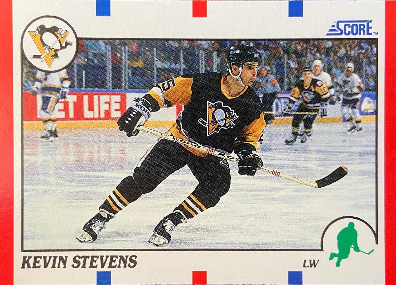 Хоккей. Карточка Kevin Stevens - Кевин Стивенс Pittsburgh Penguins НХЛ/NHL