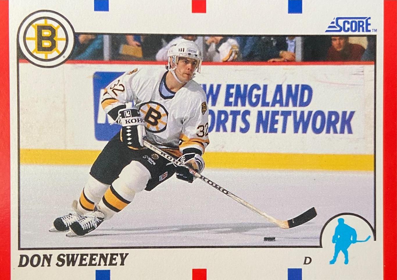 Хоккей. Карточка Don Sweeney - Дон Суини Boston Bruins - Бостон Брюинз НХЛ/NHL