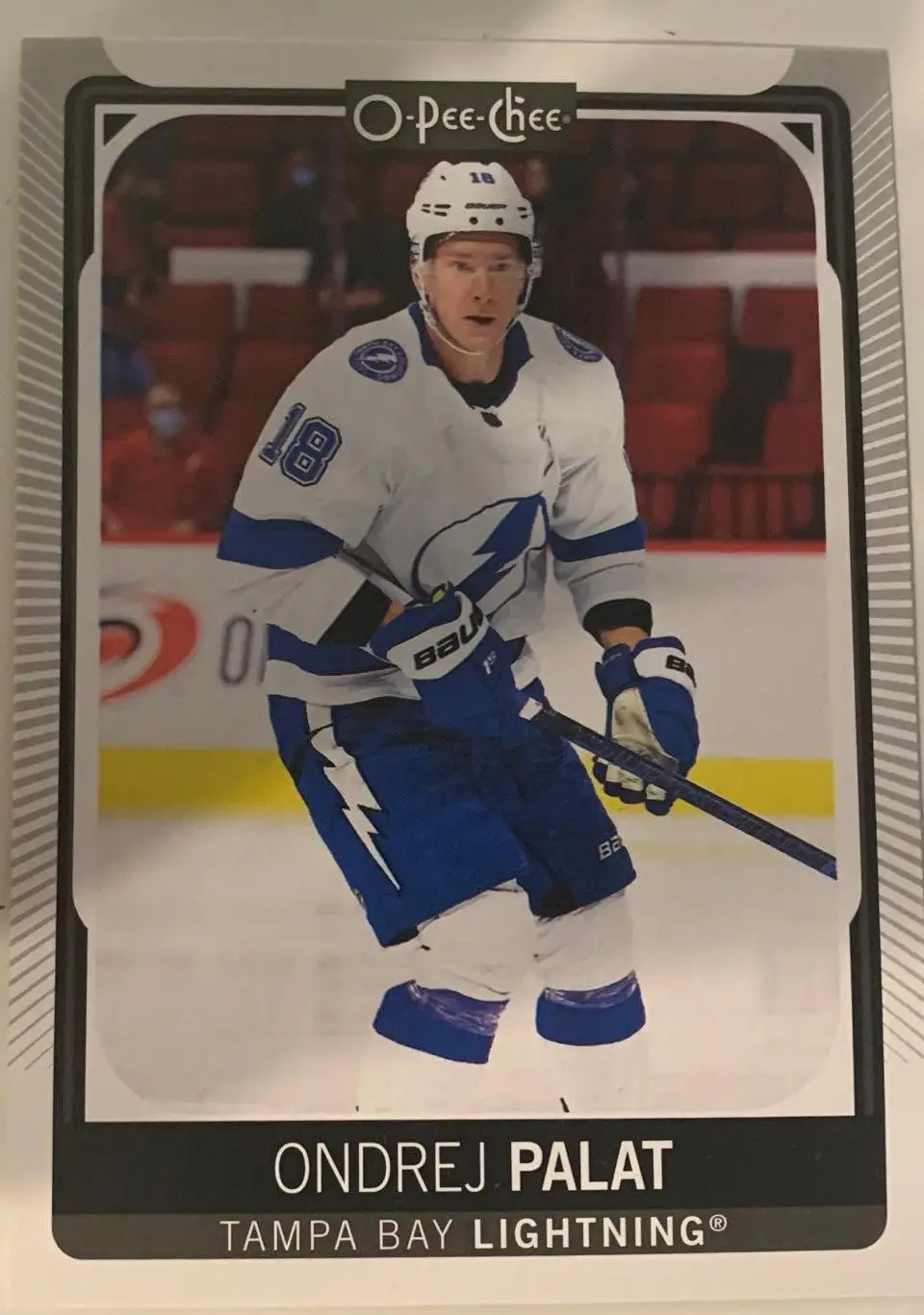 Хоккей Карточка Ondrej Palat-Ондржей Палат Tampa Bay Lightning-Тампа-Бэй НХЛ/NHL