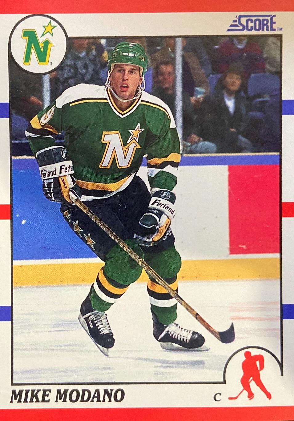 Хоккей. Карточка Mike Modano-Майк Модано Minnesota North Stars-Миннесота НХЛ/NHL