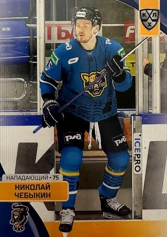 Хоккей. Карточка Николай Чебыкин ХК Сочи КХЛ сезон 2023/24 SeReal