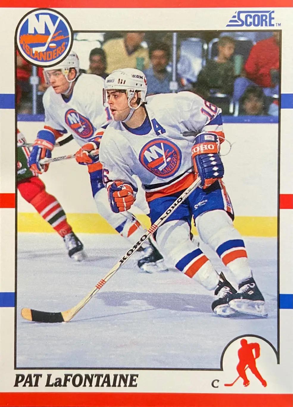 Хоккей. Карточка Pat LaFontaine - Пэт Лафонтейн New York Islanders НХЛ/NHL