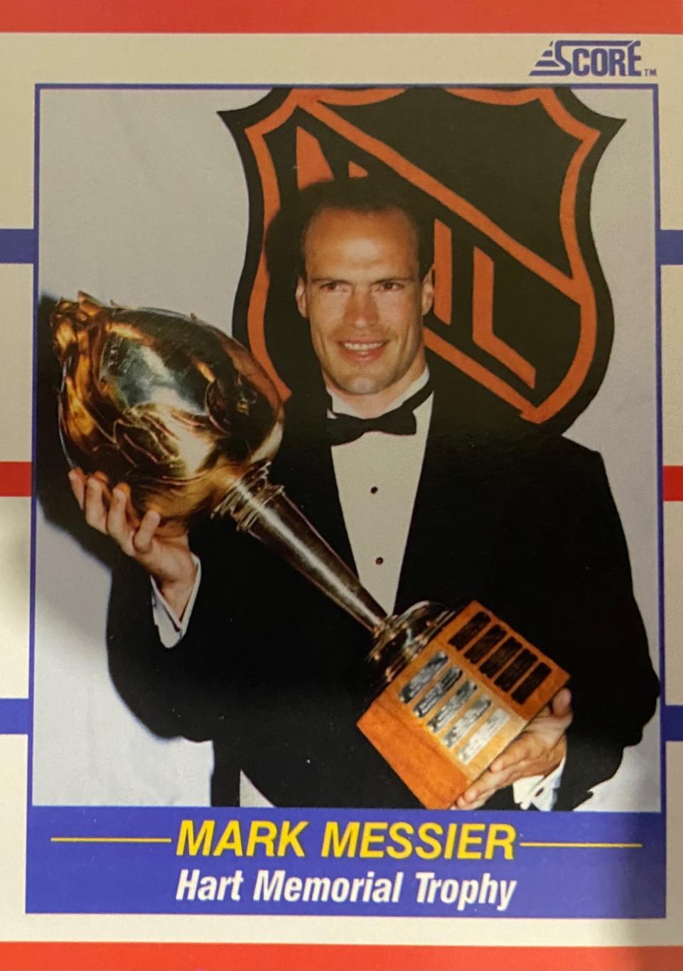 Хоккей Карточка Mark Messier-Марк Мессье Edmonton Oilers-Эдмонтон Ойлерз НХЛ/NHL