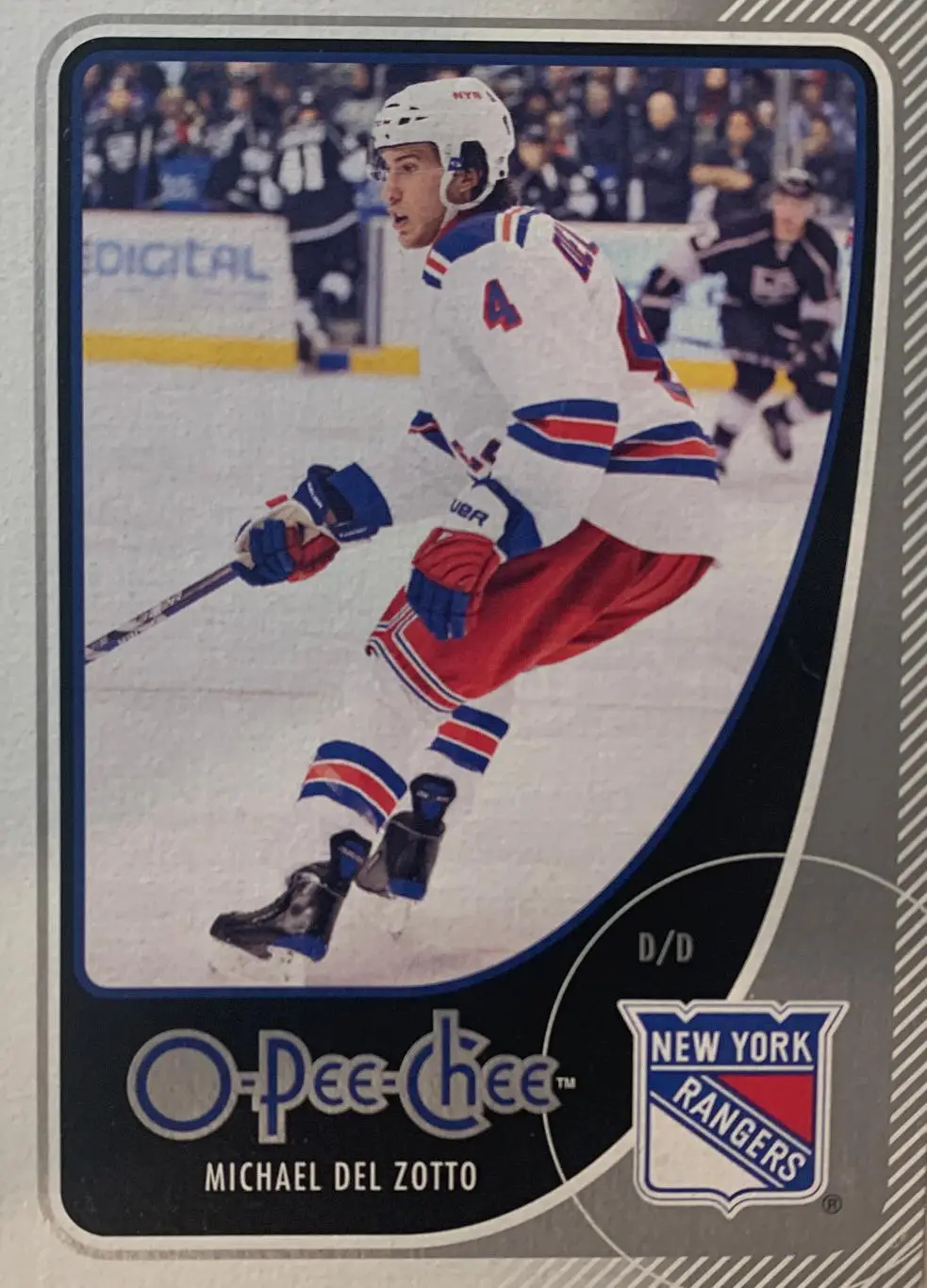 Карточка Del Zotto-Майкл Дель Зотто New York Rangers- Нью-Йорк Рейнджерс НХЛ/NHL