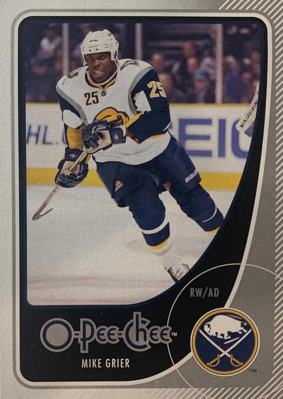 Хоккей. Карточка Mike Grier -Майк Грир Buffalo Sabres - Баффало НХЛ/NHL