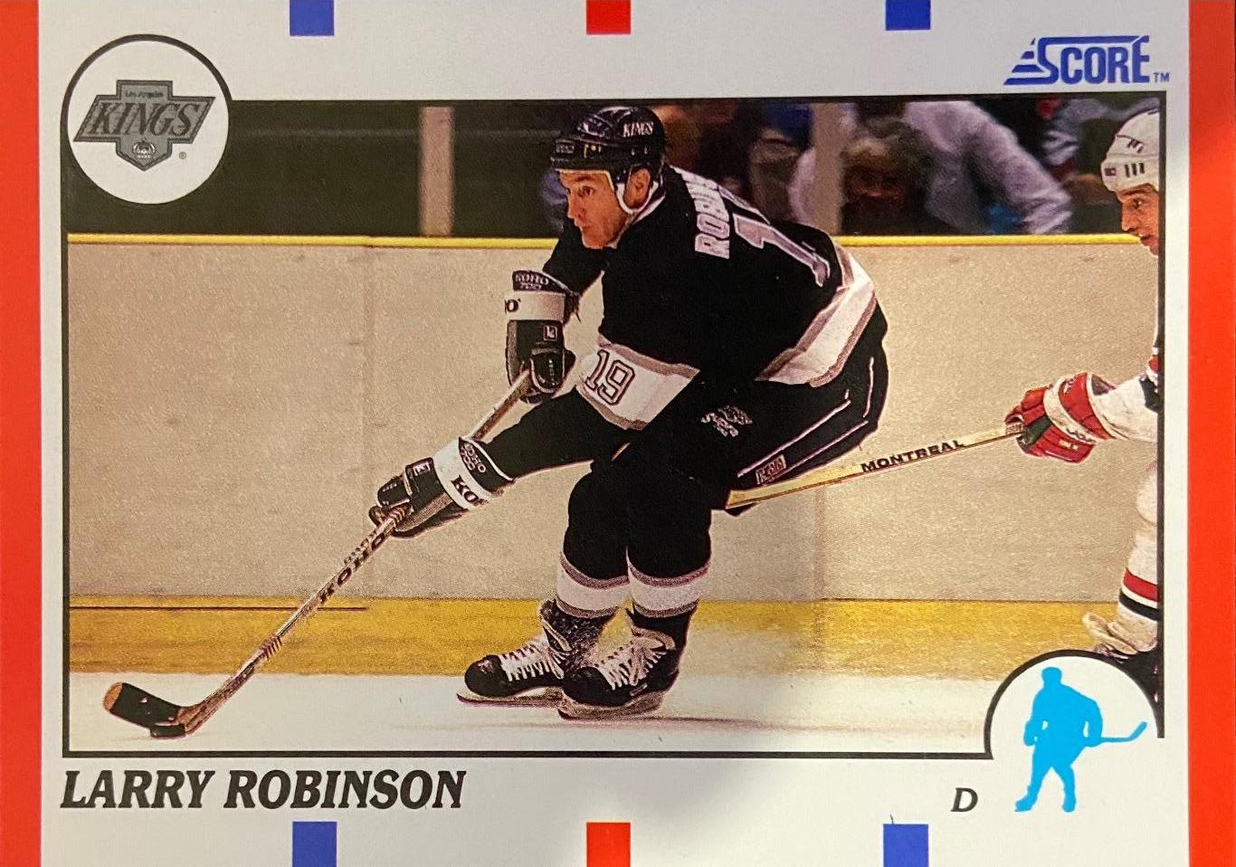 Хоккей. Карточка Larry Robinson - Ларри Робинсон Los Angeles Kings-Кингз НХЛ/NHL