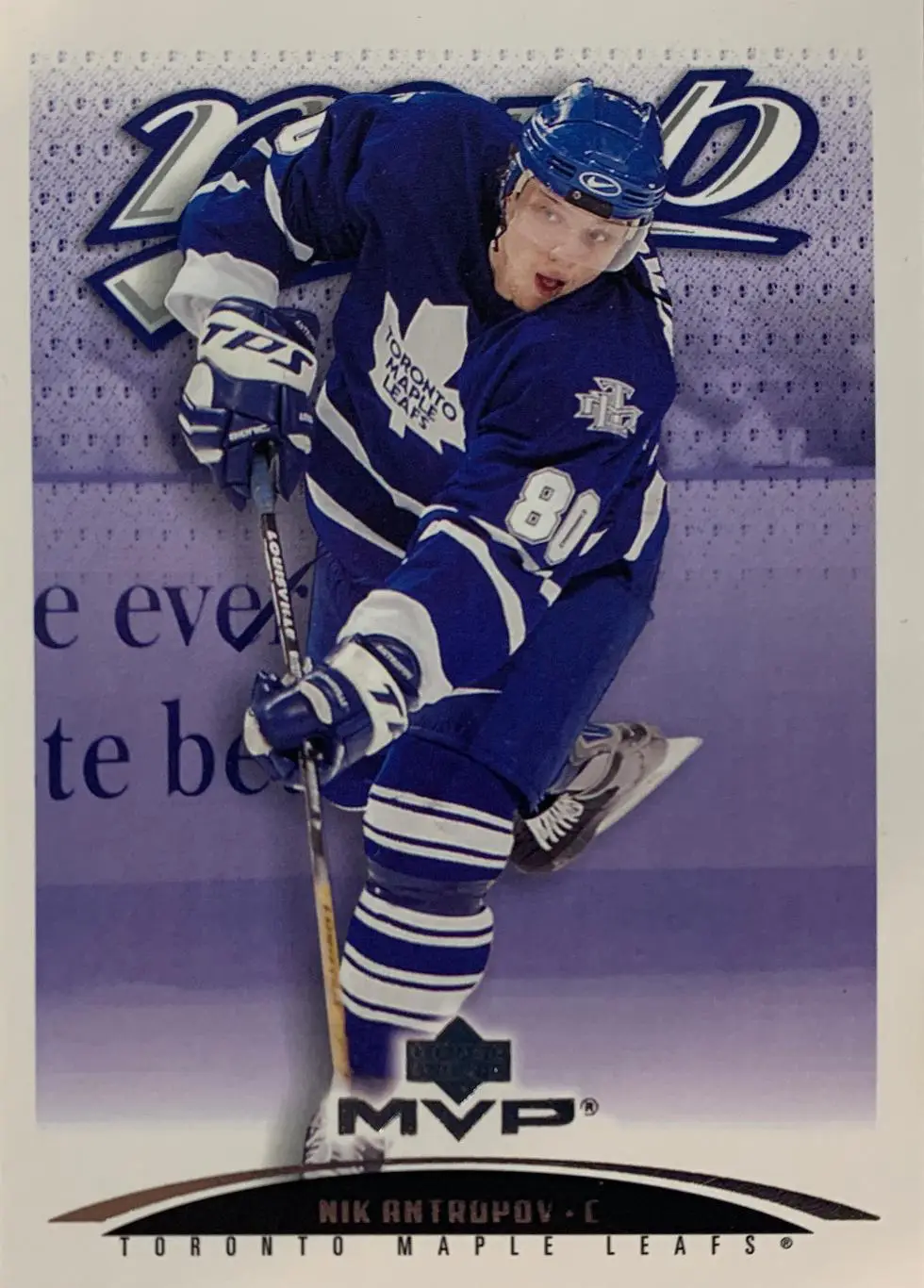 Николай Антропов Toronto Maple Leafs, Ярославль, Динамо Москва НХЛ/NHL/КХЛ