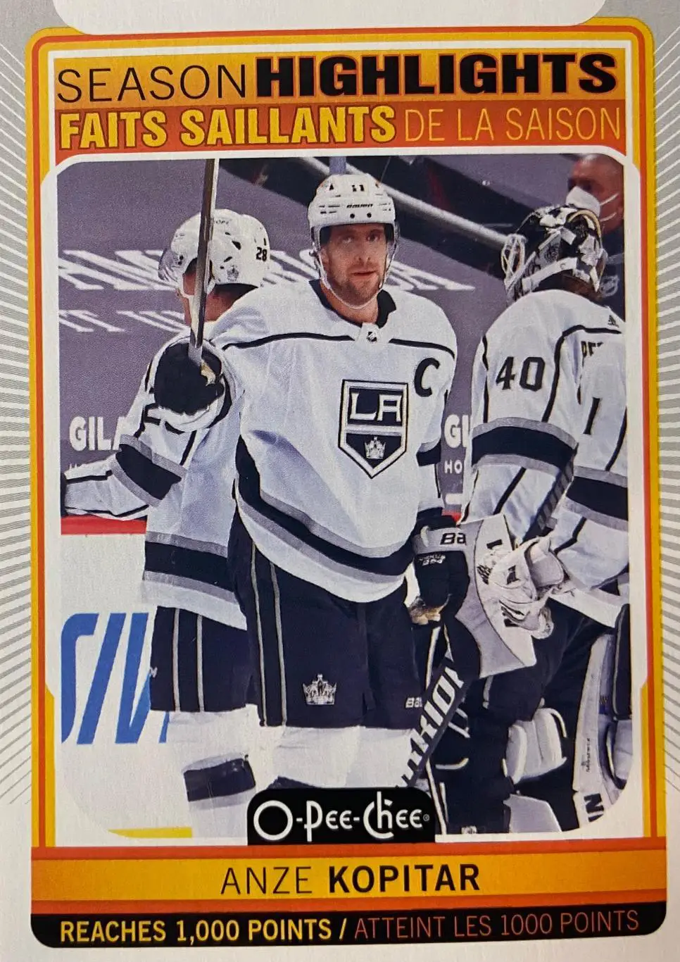 Карточка Anze Kopitar-Анже Копитар Los Angeles Kings-Лос-Анджелес Кингз NHL/НХЛ