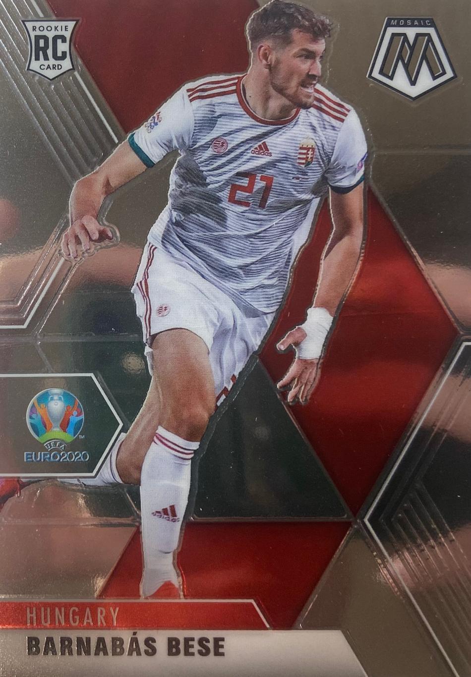 Футбол. Карточка Bese / Барнабаш Беше Венгрия, Гавр Euro/Евро 2020 Panini/Панини