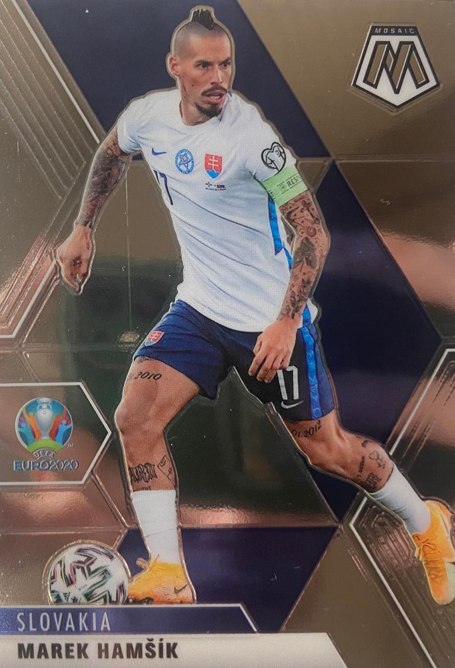 Футбол Карточка Marek Hamsik/Марек Гамшик Словакия, Наполи Euro/Евро 2020 Panini