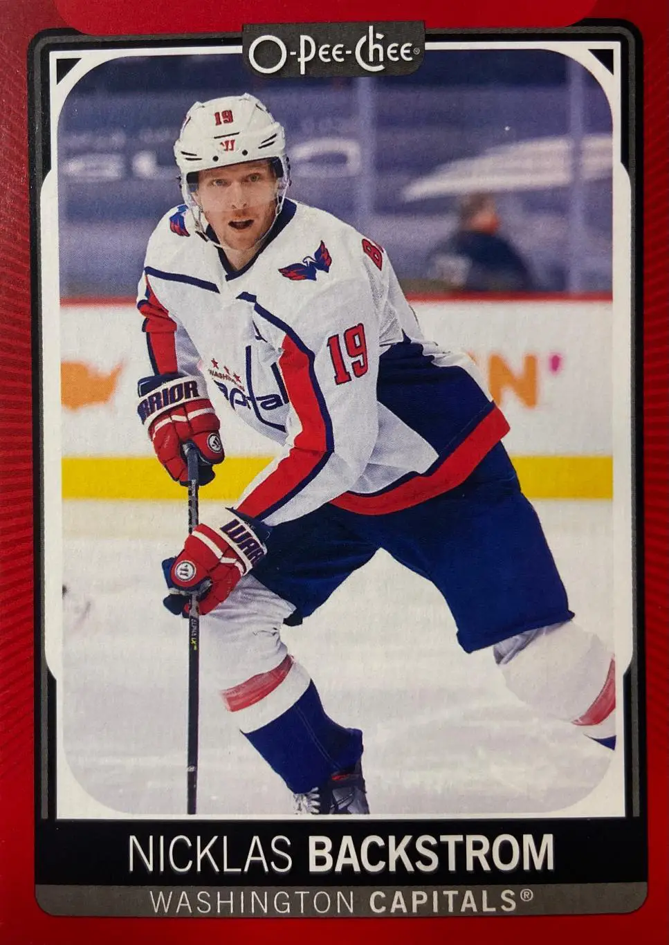 Хоккей. Карточка Никлас Бэкстрем Washington / Вашингтон, Динамо Москва НХЛ/NHL