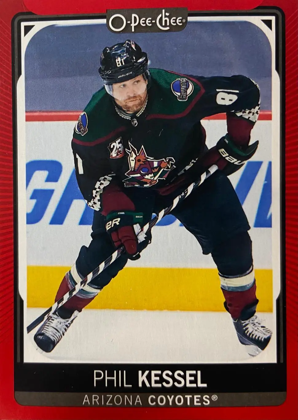 Хоккей. Карточка Phil Kessel / Фил Кессел Arizona Coyotes / Аризона НХЛ/NHL