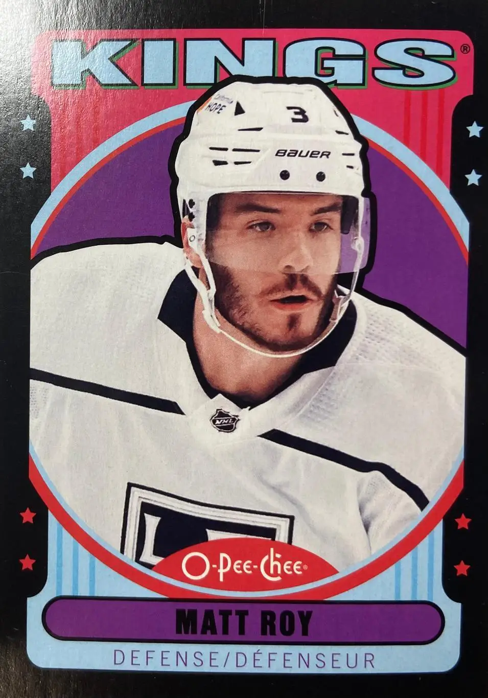 Хоккей. Карточка Matt Roy/Мэтт Рой Los Angeles Kings/Лос-Анджелес Кингз НХЛ/NHL