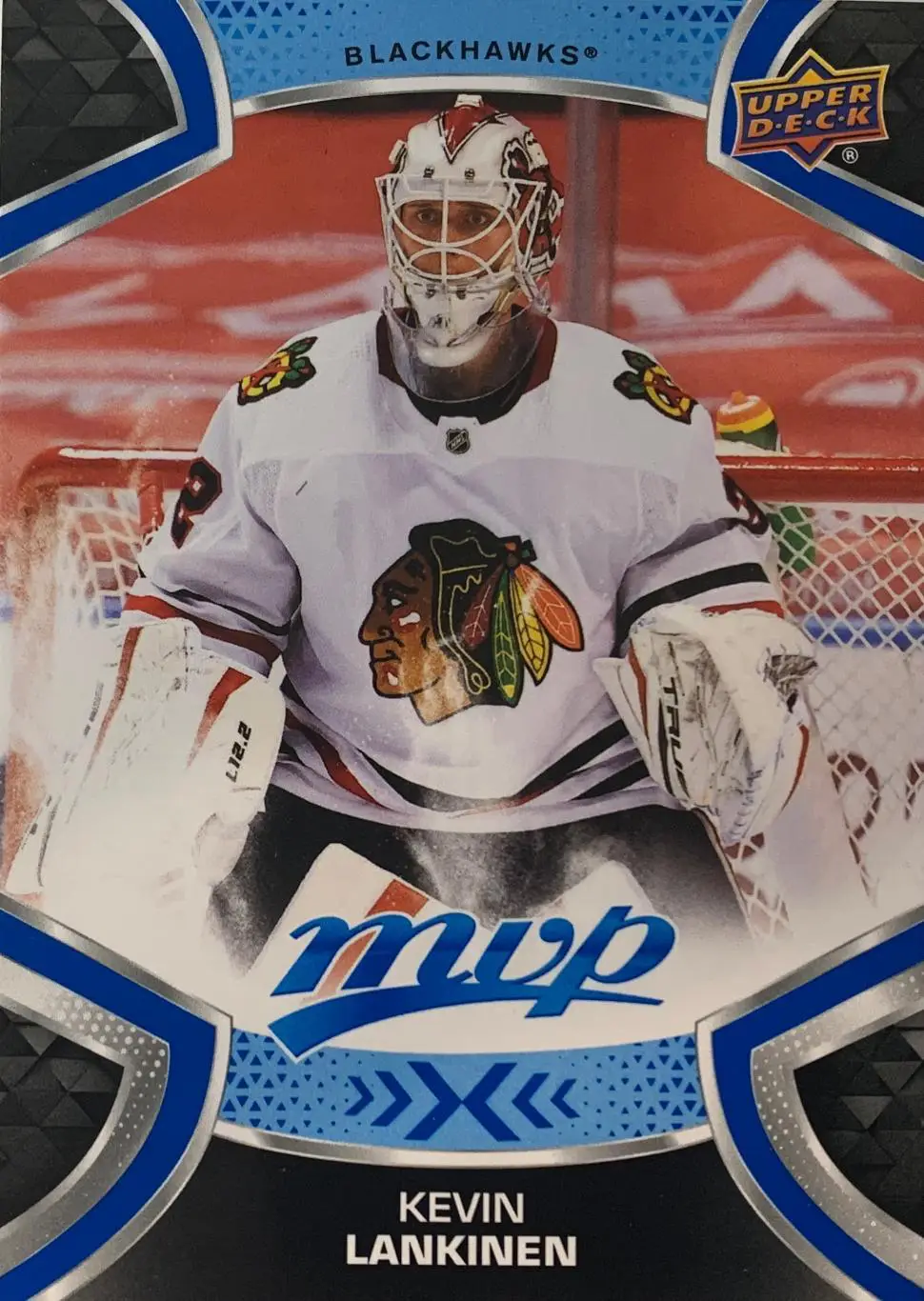 Хоккей. Карточка Kevin Lankinen-Кевин Ланкинен Chicago Blackhawks-Чикаго НХЛ/NHL