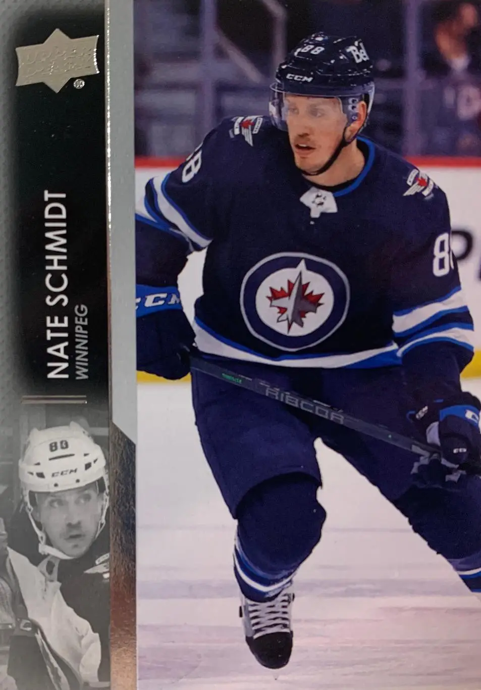 Хоккей. Карточка Nate Schmidt / Нэйт Шмидт Winnipeg Jets/Виннипег Джетс НХЛ/NHL