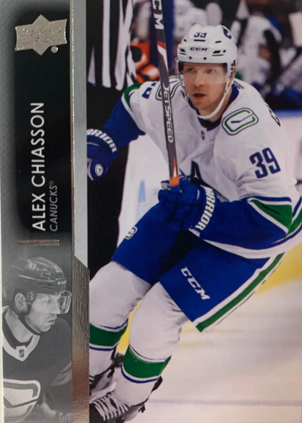 Хоккей. Карточка Alex Chiasson/Алекс Чейссон Vancouver Canucks/Ванкувер НХЛ/NHL