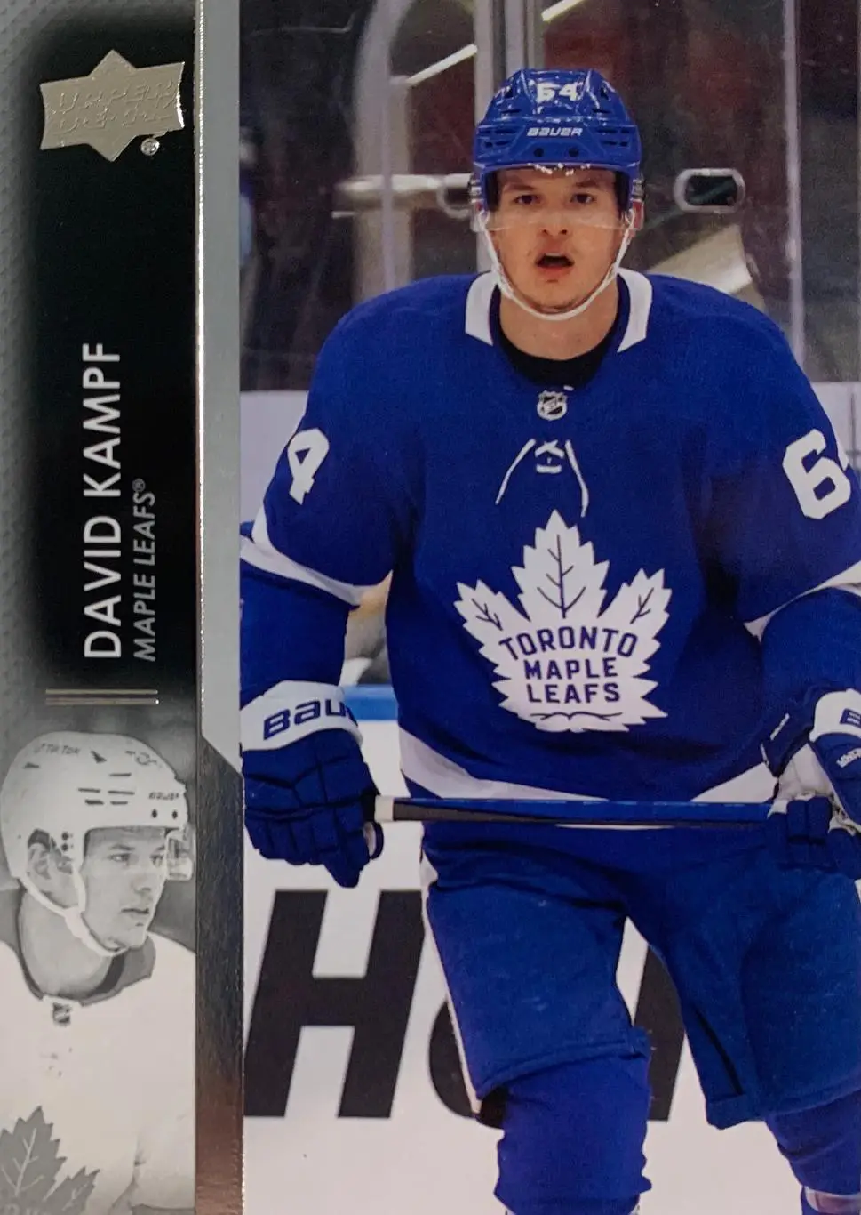 Хоккей. Карточка David Kampf / Давид Кампф Toronto Maple Leafs / Торонто НХЛ/NHL