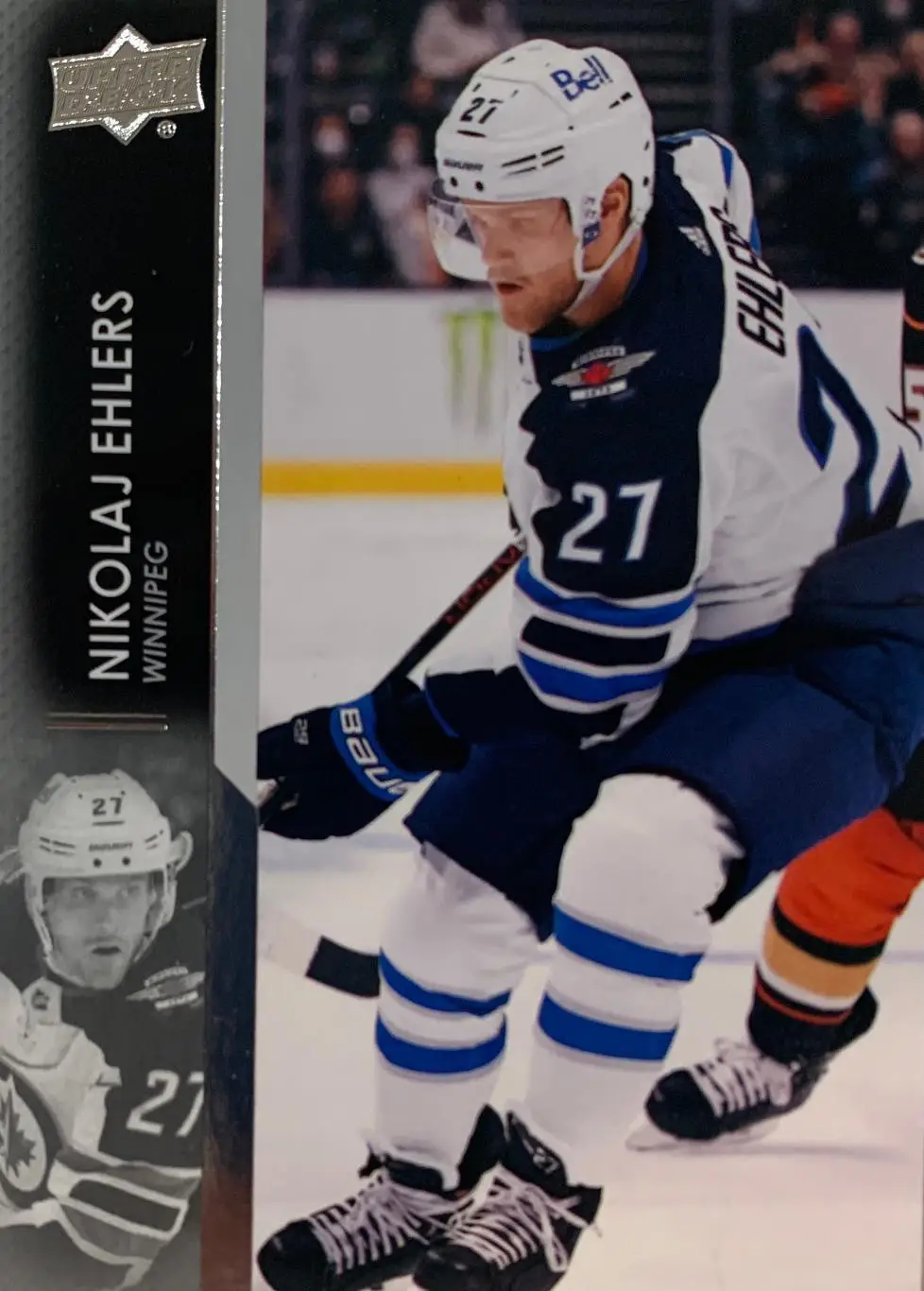 Хоккей. Карточка Nikolaj Ehlers / Николай Элерс Winnipeg Jets / Виннипег НХЛ/NHL