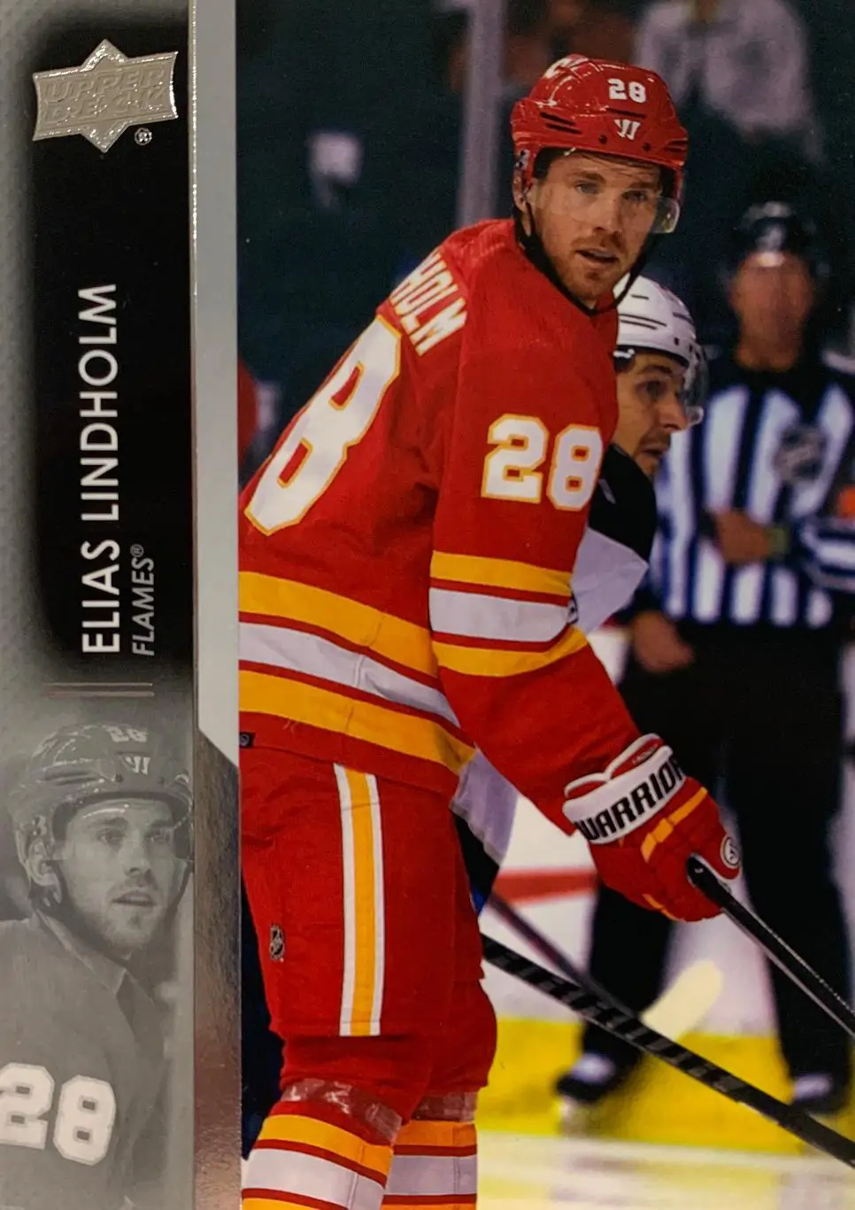 Хоккей. Карточка Elias Lindholm - Элиас Линдхольм Calgary Flames-Калгари НХЛ/NHL