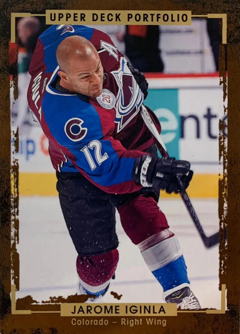 Хоккей. Карточка Jarome Iginla-Джером Игинла Colorado Avalanche-Колорадо НХЛ/NHL