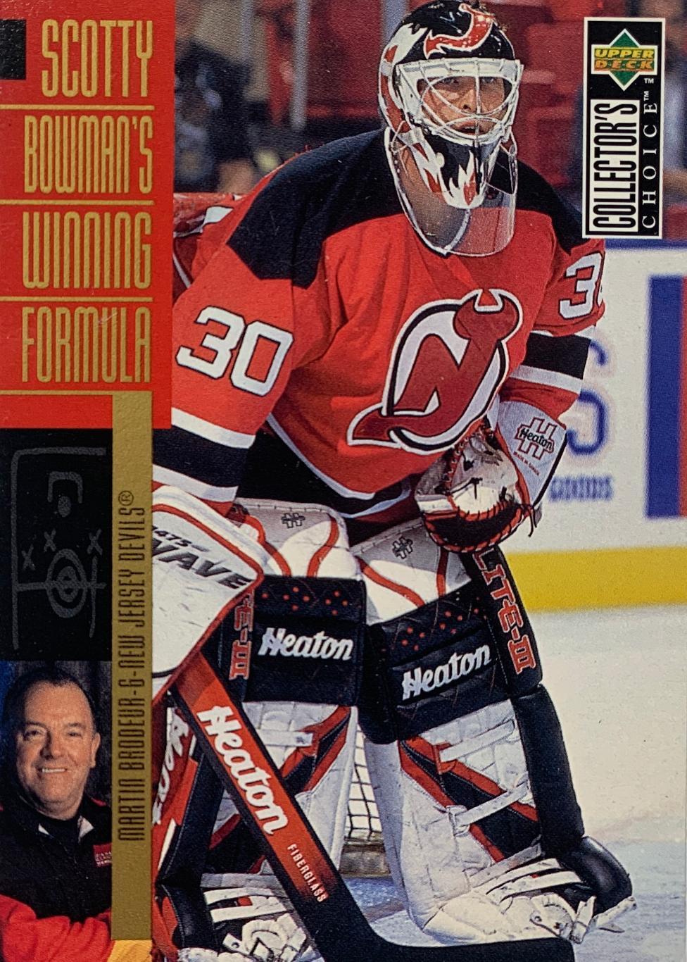 Хоккей, Карточка Martin Brodeur-Мартин Бродер New Jersey Devils - Девилз НХЛ/NHL