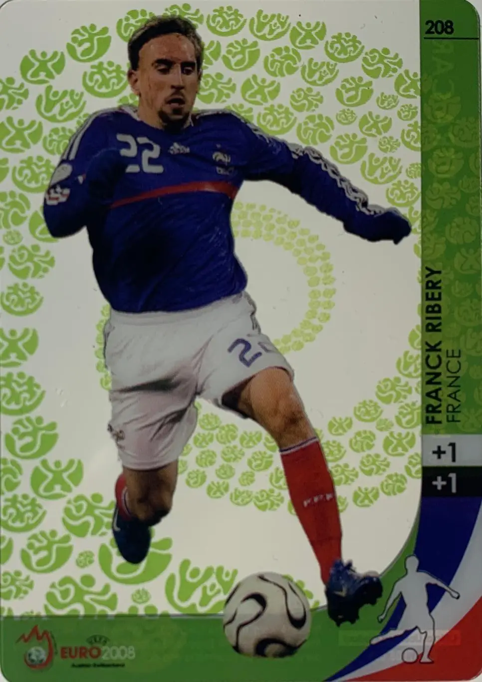 Футбол. Карточка Franck Ribery/Франк Рибери Франция, Бавария Евро 2008