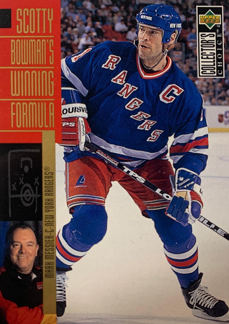 Карточка Mark Messier-Марк Мессье New York Rangers - Нью-Йорк Рейнджерс НХЛ/NHL