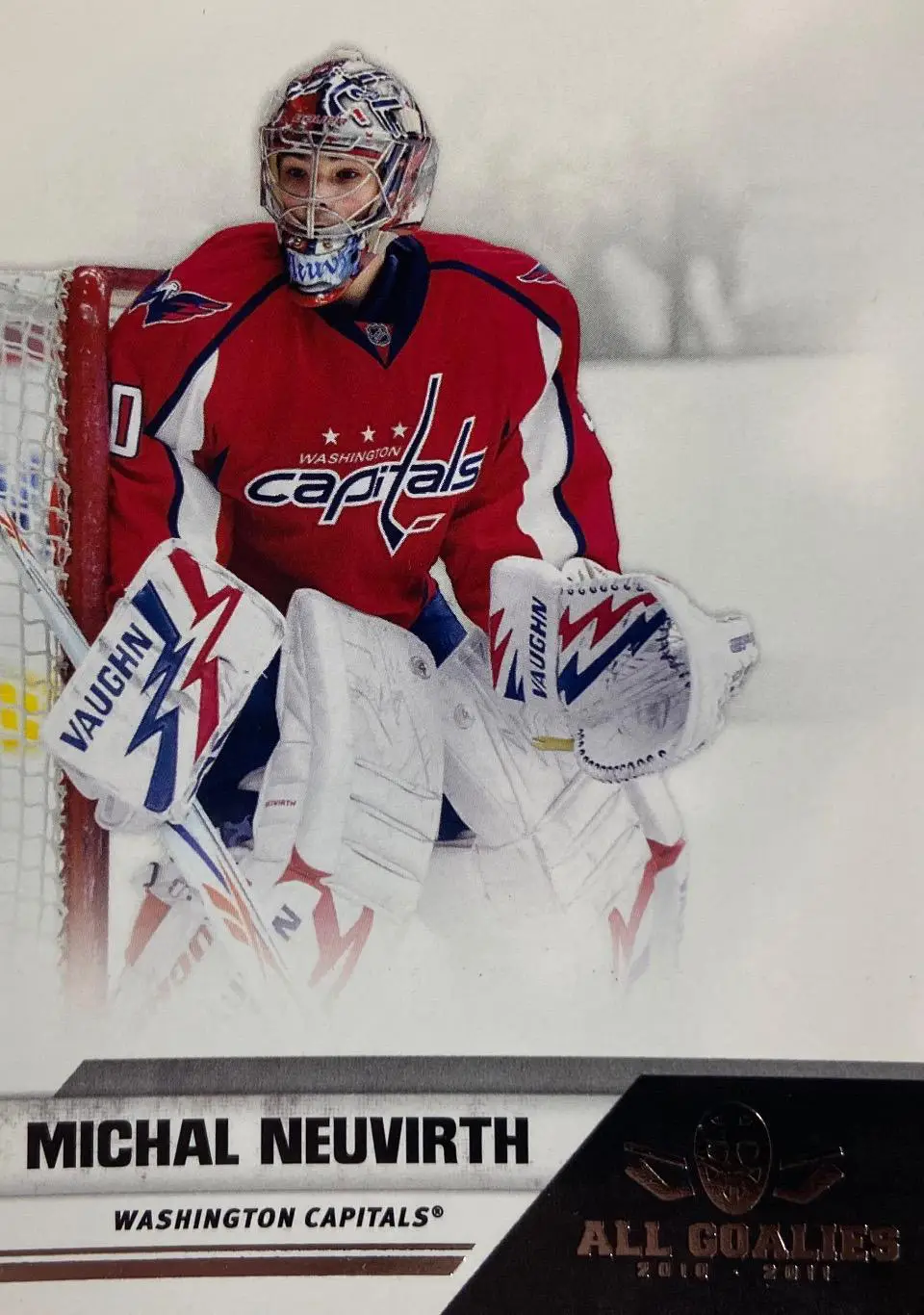 Карточка Michal Neuvirth - Михал Нойвирт Washington Capitals- Вашингтон НХЛ/NHL