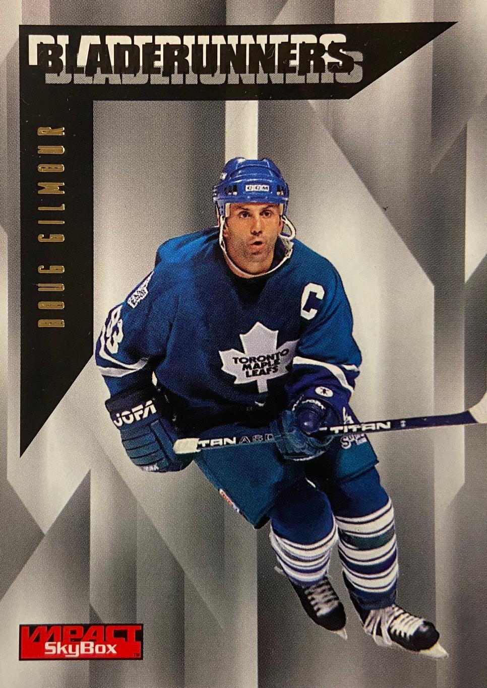 Хоккей, Карточка Doug Gilmour - Дуг Гилмор Toronto Maple Leafs - Торонто НХЛ/NHL