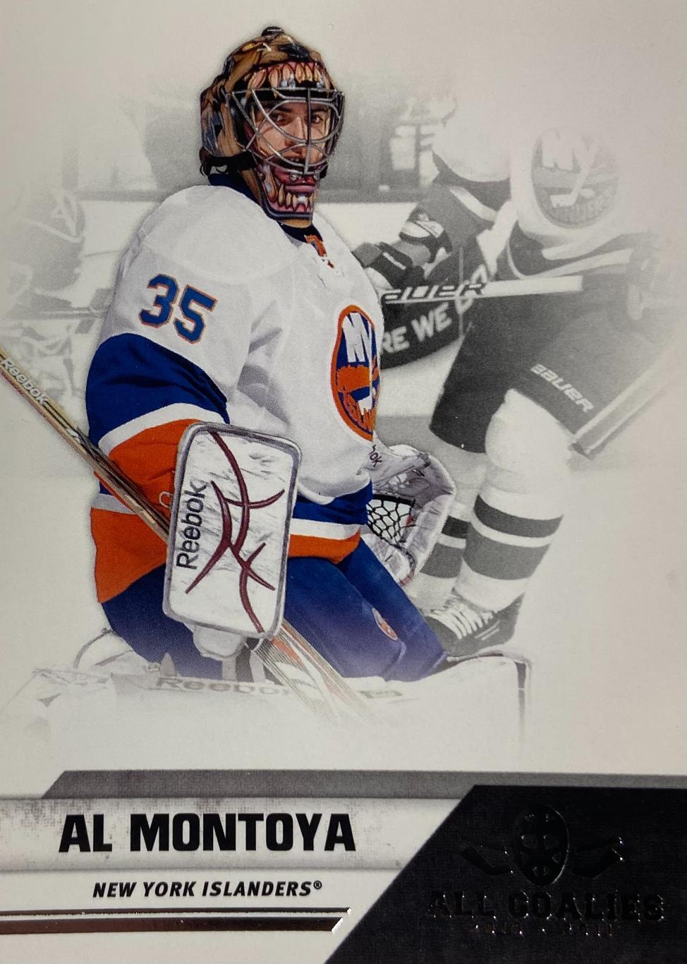 Хоккей. Карточка Al Montoya - Эл Монтойя New York Islanders - Нью-Йорк НХЛ/NHL