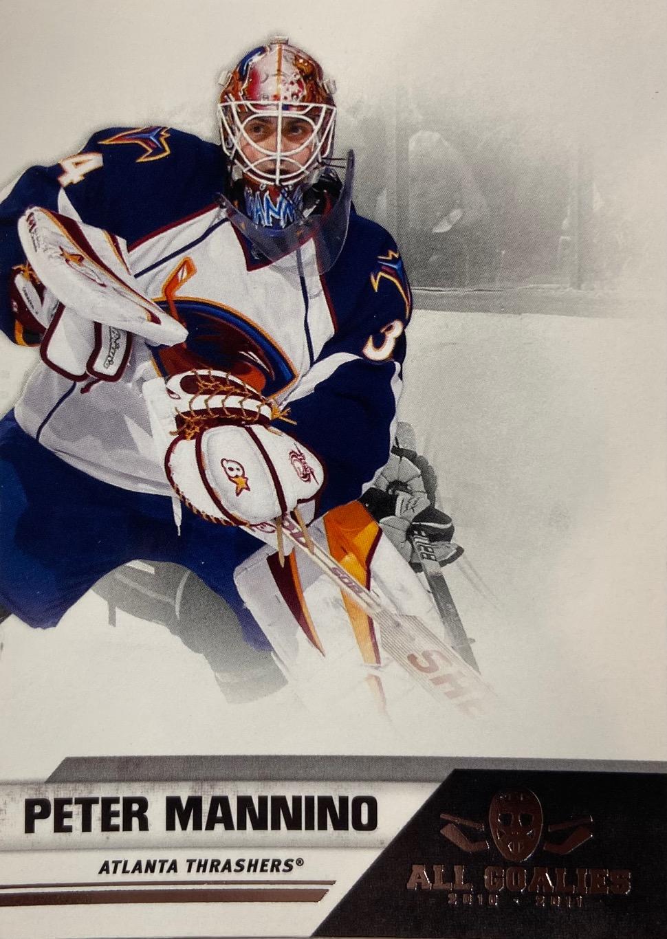 Хоккей. Карточка Peter Mannino - Питер Маннино Atlanta Thrashers-Атланта НХЛ/NHL