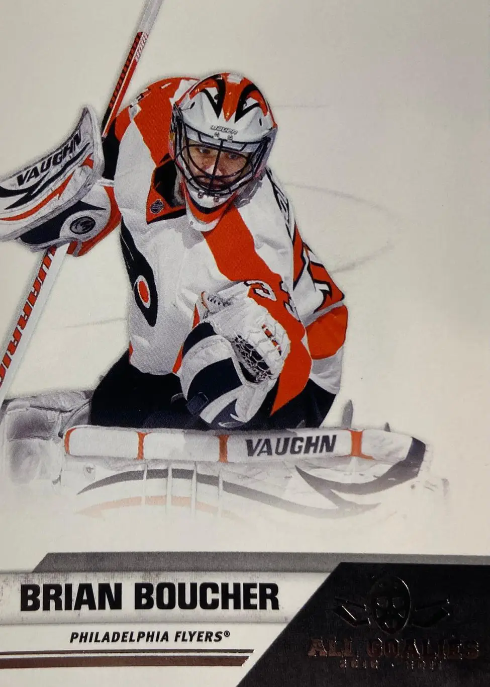 Карточка Brian Boucher - Брайан Буше Philadelphia Flyers - Филадельфия НХЛ/NHL